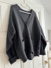 Uniqlo Xl Grauer Cardigan Oversized 