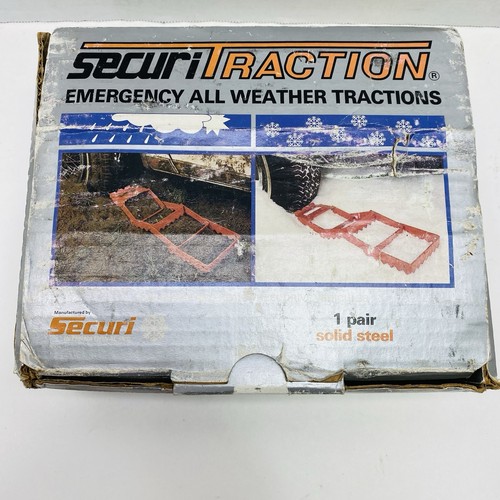 Securi Traction Emergency All Weather Traction Steel Tire Folding Snow Mud Pair