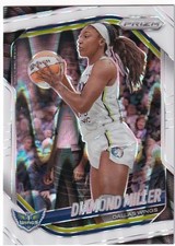 2025 WNBA Prizm DIAMOND MILLER #27 White Seismic Prizm - Dallas Wings