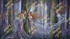 ExpoArte. Arredamento casa, poster ART NOVEAU. LE NINFE DEL BOSCO. 80 x 45 cm