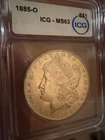 1885-O Morgan Silver Dollar MS63 ICG
