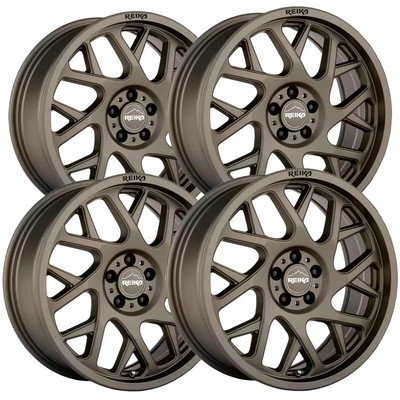 (Set of 4) Reika R25 Detour 15x7 5x100 +15mm Bronze Wheels Rims 15'' Inch