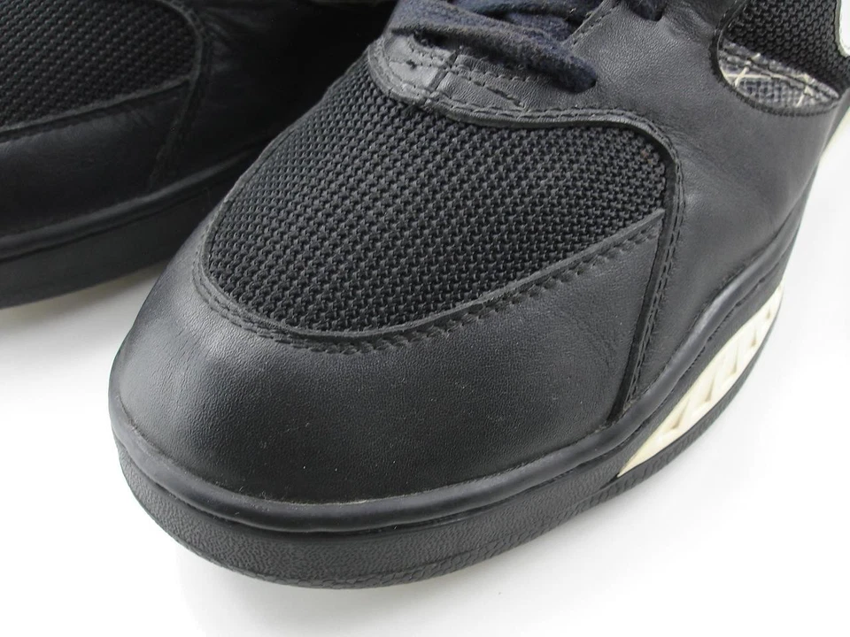 Para hombres 13.5 M Nike Pro Mako 150 Stove OG NFL 930204 LN2 Negro Zapatos de caña alta 1993 Foto 3 de 4