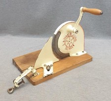 Antike Handkurbel Brotschneidemaschine Lauterjung Solingen LSLS 1925-30 Art Deco