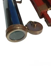 KNB Handicraft Telescope with Tripod | Antique Spyglass Telescope with Wooden Tr
