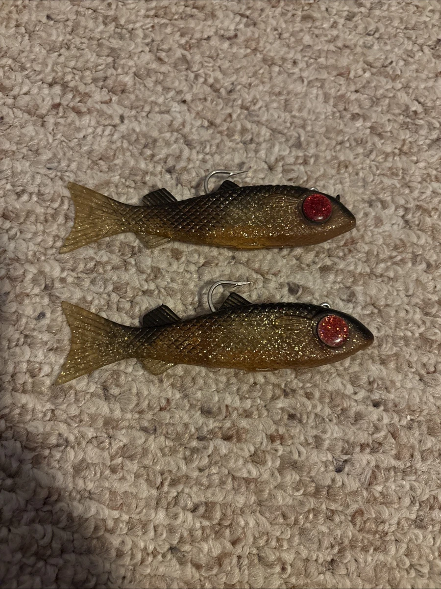 50 Cuerpos De Señuelo Sassy Shad Negros Verdes Para Pesca - ¡Atrapa Percas, Truchas Y Más!