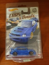 Hot Wheels Car Culture Cars & Donuts Subaru Impreza WRX With Protector Rare