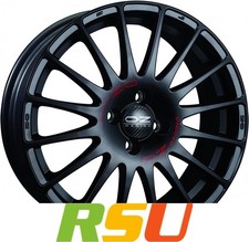 OZ Superturismo GT mattschwarz 7x17" ET35 LK4 100 ML 68 Alufelgen 17 Zoll