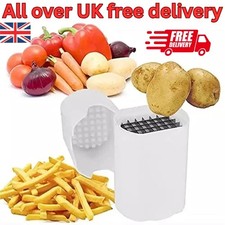 French Fry Cutter Dicer Potato Chips Chipper Vegetable Chopper Easy Fries Maker