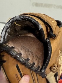 Guanto Easton Softball NES 14" Natural Elite Originale Pro Steer Hide RHT Olio Tan