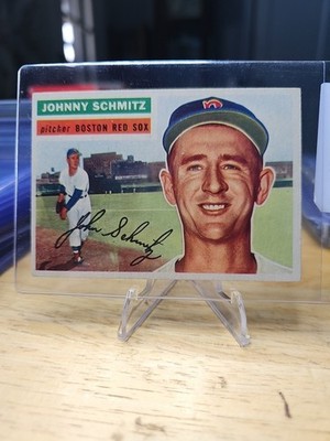 1956 Topps Set-Break #298 Johnny Schmitz VG-VGEX 