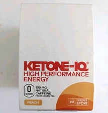 Peach Ketone IQ Shots 6 Pack Of 2oz Bottles Fuel Fantastic No Sugar 26/DEC/25