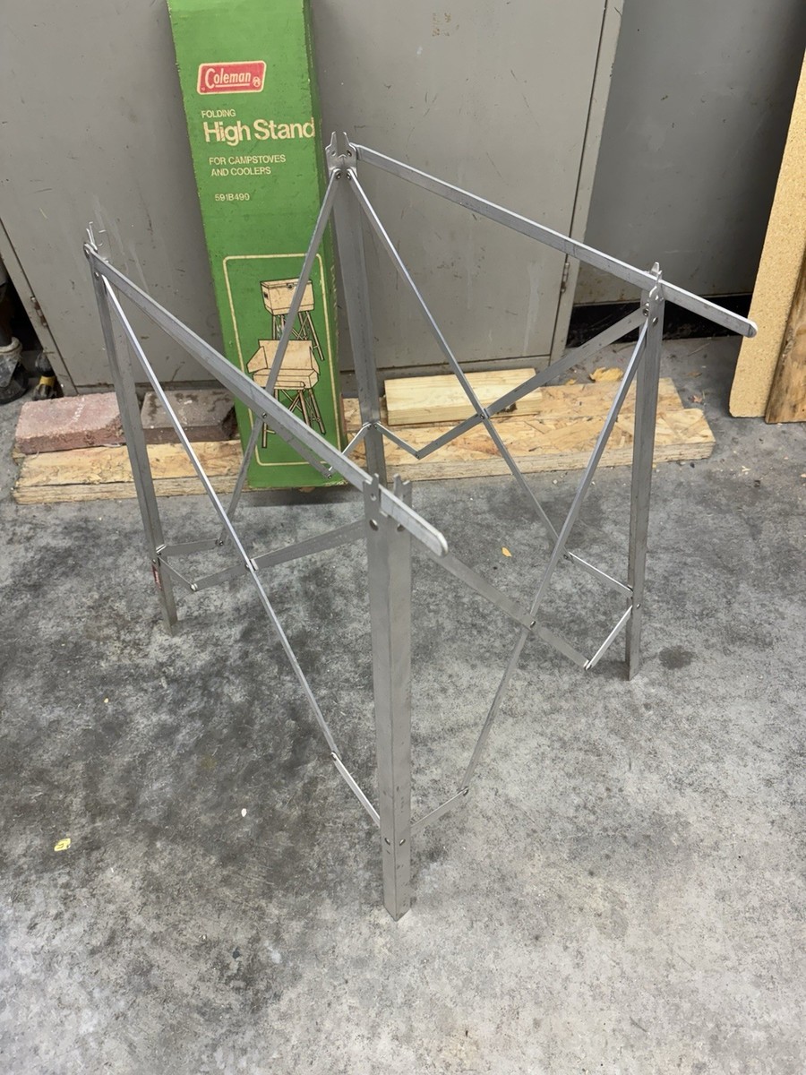 Vintage Coleman Folding High Stand Stove Cooler 591B499 for Vintage Coleman Folding High Stand Stove Cooler 591B499 for