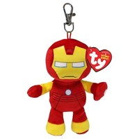 Ty Beanie Iron Man Marvel SchlüSselanhäNger Soft PlüSch Clip Spielzeug