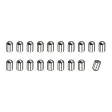 8x10mm Dowel Pins, 20pcs Round Head Flat Chamfered End Dowel Pin