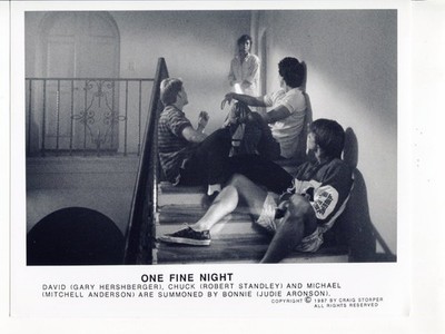 One Fine Night-Judie Aronson-Robert Standley-8x10-B&W-Still