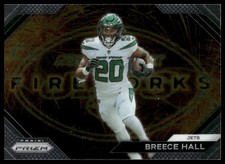 Breece Hall 2023 Panini Prizm #F-19 Fireworks New York Jets