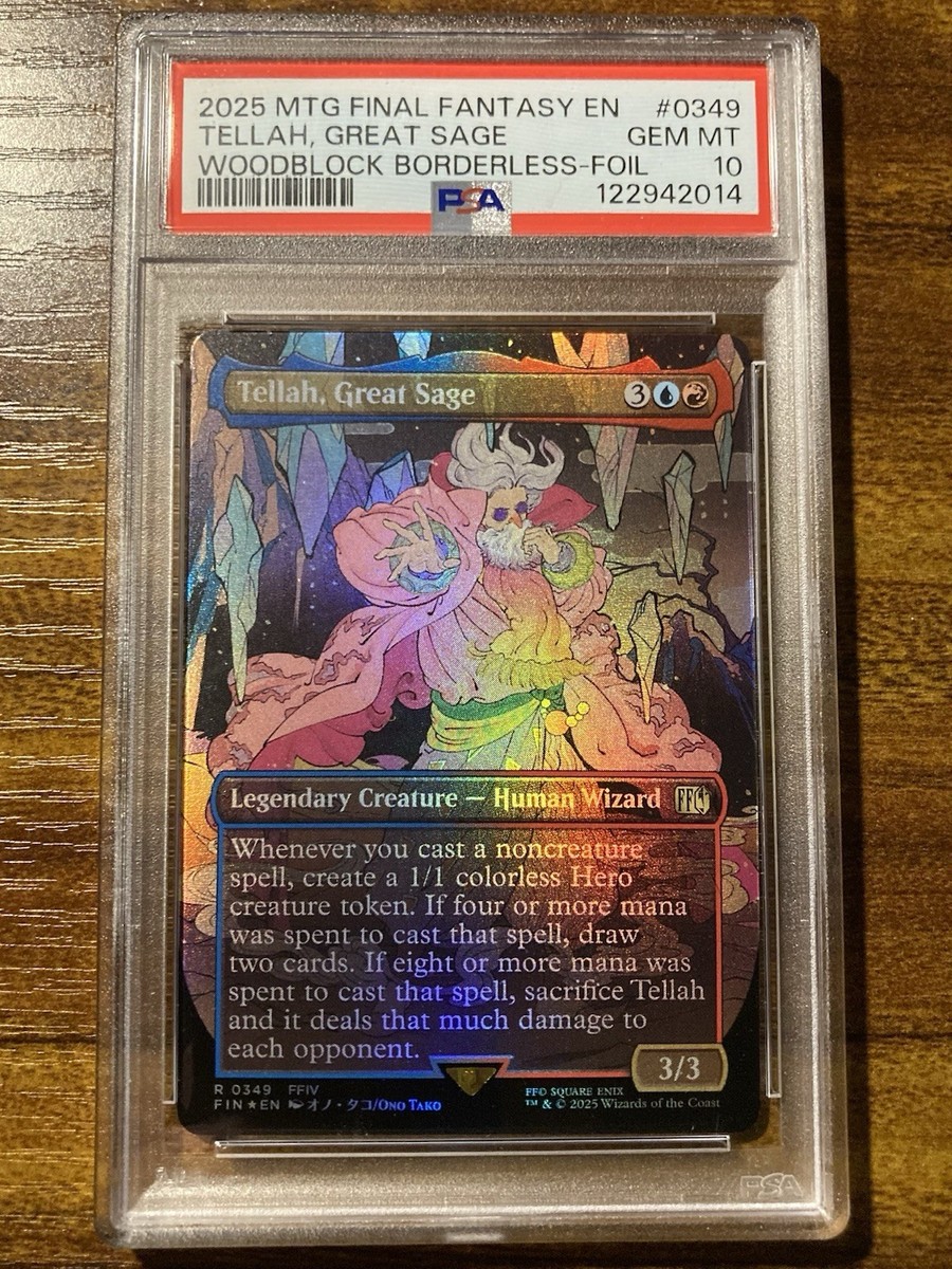 Tellah, Great Sage (Borderless) Final Fantasy Foil for sale online | eBay Tellah, Great Sage (Borderless) Final Fantasy Foil for sale online | eBay