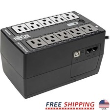 UPS Battery Backup Surge Protector 10 Outlets Power Supply EMI RFI Filter New
