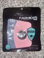 Reusable Washable Face Mask Cotton Cloth w/Air Valve 2 PM2.5 Filters