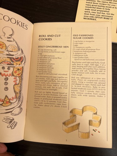 VINTAGE “All Time Recipes, Lipton Make It Microwave $ Your Eating Cookbook” SET - Picture 7 of 15