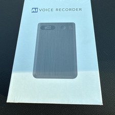 AI Voice Recorder, Transcribe, Summarize, 64GB, AI Noise Cancelling - Gunmetal