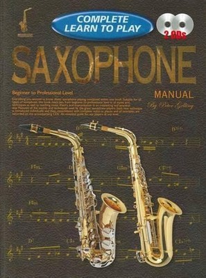 Progressive Complete Learn To Play Saxophone: Manual with Poster by Peter Gellin