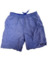 Patagonia Boys' Swim Trunks Shorts Periwinkle Blue Size L Large Drawstring