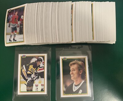 1990-91 Bowman Hockey SET BREAK singles - stars, rookies, HOFers, commons #1-264