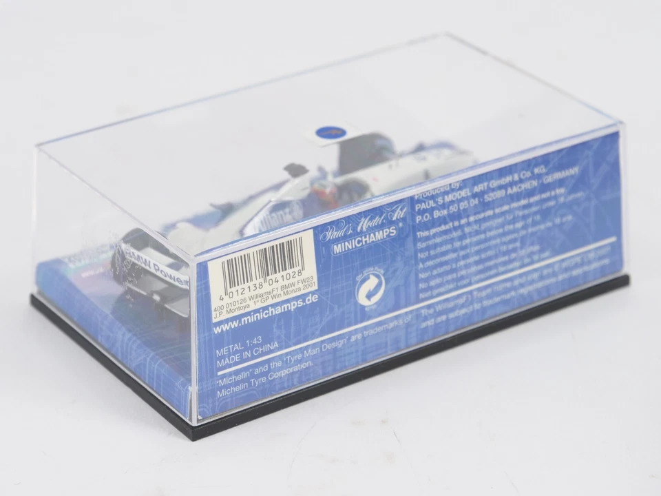 Minichamps 1/43 Williams BMW FW23 Montoya GP Vittoria 2001 400 010126 400010126 - Immagine 2 di 4