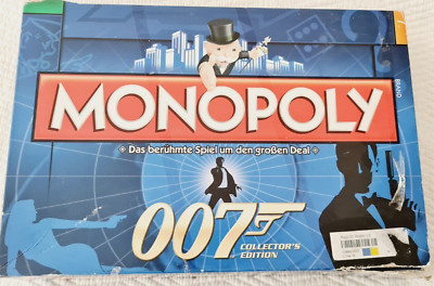 Monopoly James Bond 007 Collector's Edition Gesellschaftsspiel NICHT VOLLSTÄNDIG