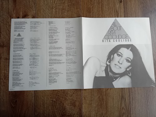 RITA COOLIDGE - ALL ABOUT RITA COOLIDGE LP 1979 OBI INSERT JAPAN A&M EX - Imagen 3 de 7
