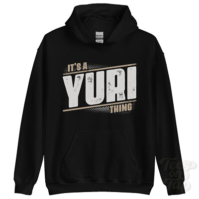 ITS A YURI THING HOODIE Name Nachname lustig Familie Hoody Geschenkidee