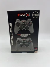 Pair of dreamGEAR Type-3 PS3 Wireless Controllers with Sixaxis Motion Technology