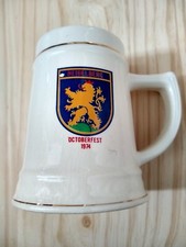 Heidelberg Octoberfest 1974 beer mug 5.75" tall, bottom seems to say Made in USA