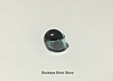 LEGO Classic Black Helmet with Trans Light Blue Visor