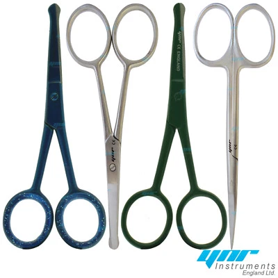 YNR England Nose Scissors Moustache Mustache Scissors Baby Hair Trimming Scissor