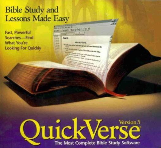 Quickverse QuickVerse 5 Expanded 5-Disc Set PC CD complete bible study tool ...