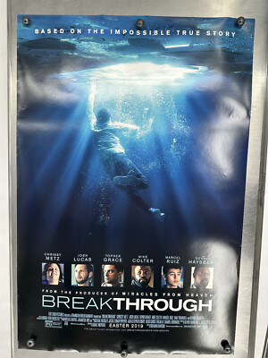Breakthrough Movie Poster D/S 27x40 Chrissy Metz, Josh Lucas, Topher Grace 