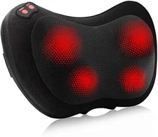Papillon Shiatsu Back and Neck Massager with Heat, Deep Tissue Kneading JH-006