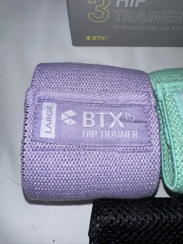 Btx 3 Fasce di Resistenza Anca, Allenamento per Fianchi Gambe e Butt Yoga Pilates Fitness - Foto 2 di 8