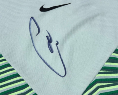 CARLOS ALCARAZ SIGNED NIKE TENNIS SHIRT US OPEN FRENCH OPEN