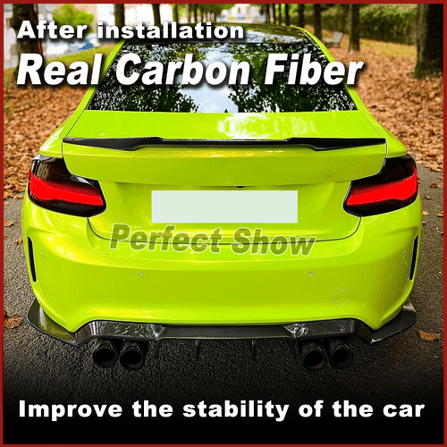 Per BMW 2 Coupe F87 M2 2015-2019 Diffusore Posteriore Carbonio Diffusore Spoiler Attacco Posteriore - Foto 2 di 12