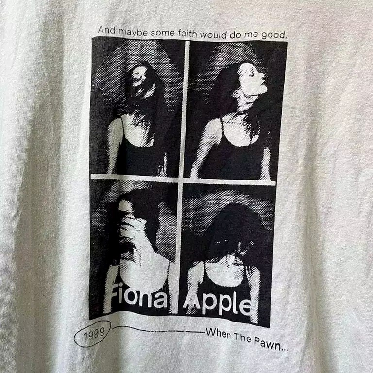 Fiona Apple 1999 When The Pawn White T-Shirt Available in Sizes S-5XL