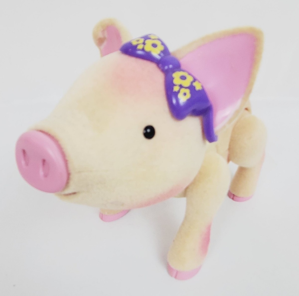 Toy Teck Jade the Talking Pig Teacup Piggies Flocked Small 6