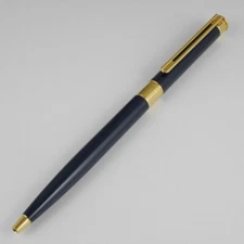Montblanc Noblesse Midnight Blue Lacquer Ballpoint Pen (Blue Ink) FREE SHIPPING