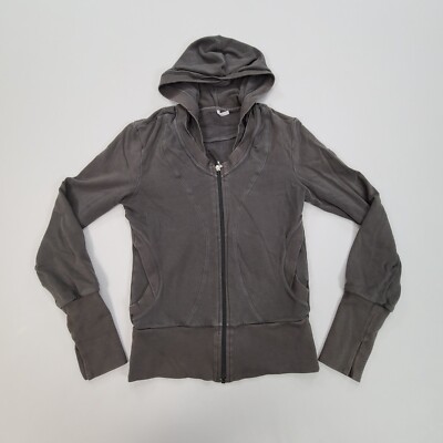 Adidas Sweater Girls Small Gray Hooded Pullover Comfort Casual Youth Kids