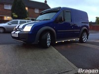 Seitenleisten + Amber Leds FüR Ford Transit Tourneo Connect SWB 2002 - 2014 Van
