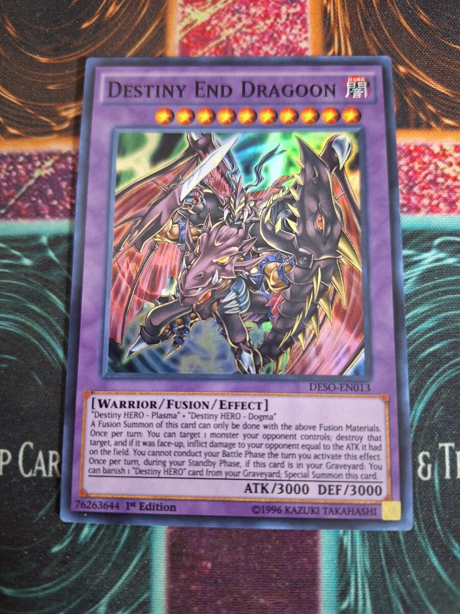 Yu-Gi-Oh! Destiny End Dragoon DESO-EN013 Super Rare 1st Yu-Gi-Oh! Destiny End Dragoon DESO-EN013 Super Rare 1st