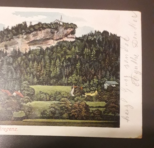 Antike Postkarte "Der Gebhardsberg bei Bregenz" (j3) - 第 3/6 張圖片